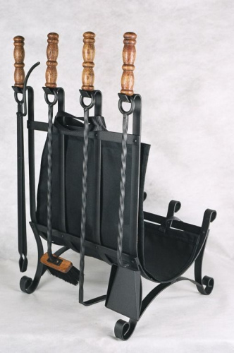 Набор каминный " Дровница с сумкой"