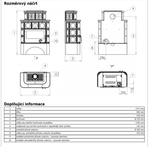 Печь-камин ABX Karelie P OX белый цоколь
